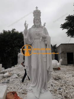 tuong chua giesu kito vua bang da trang dep nhat
