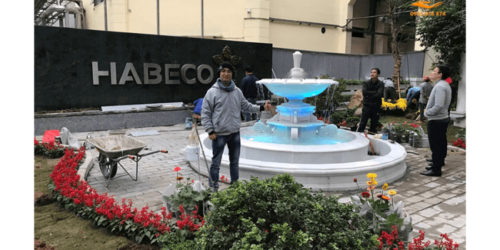 dai phun nuoc cho habeco ha noi